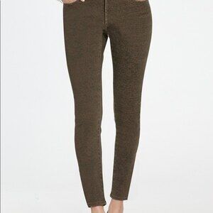 Dear John Gisele High Waisted Skinny Jeans in Mocha Leopard
